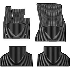 WeatherTech All-Weather Floor Mats for BMW X5 35d, X6 35i, X5 M – 1st & 2nd Row (W325-W326), Black(Black)