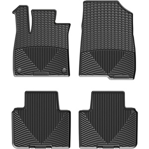 WeatherTech All-Weather Floor Mats for Honda Accord, Accord Hybrid 1st & 2nd Row (W473-W474), Black(Black)