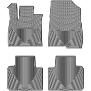 WeatherTech All-Weather Floor Mats for Honda Accord, Accord Hybrid 1st & 2nd Row (W473-W474), Black(Grey)