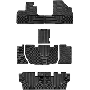 WeatherTech All-Weather Floor Mats for Honda Odyssey Full Set (W48-W159-W160), Black