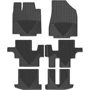 WeatherTech All-Weather Floor Mats for Infiniti QX60, Pathfinder, JX – Full Set (W298-W302-W304), Black(Black)