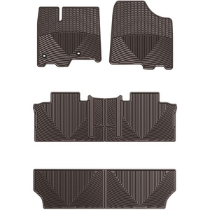 WeatherTech All-Weather Floor Mats for Toyota Sienna Full Set (WTCG292244245), Grey(Cocoa)