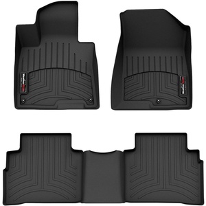 WeatherTech Custom Fit FloorLiners for Kia Sportage – 1st & 2nd Row (441732-1-2), Black(Black)