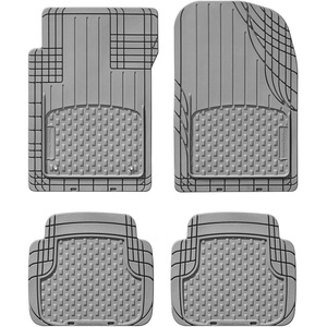 WeatherTech Semi Universal All Weather and Vehicle Trim to Fit Floor Mats – 4-Piece Set Black(Grey)